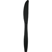 Black Plastic Knives, 24 ct by Creative Converting