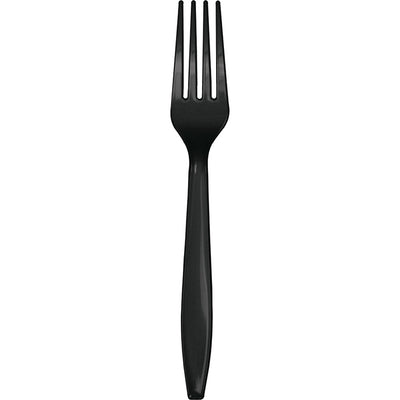 Black Plastic Forks, 24 ct by Creative Converting
