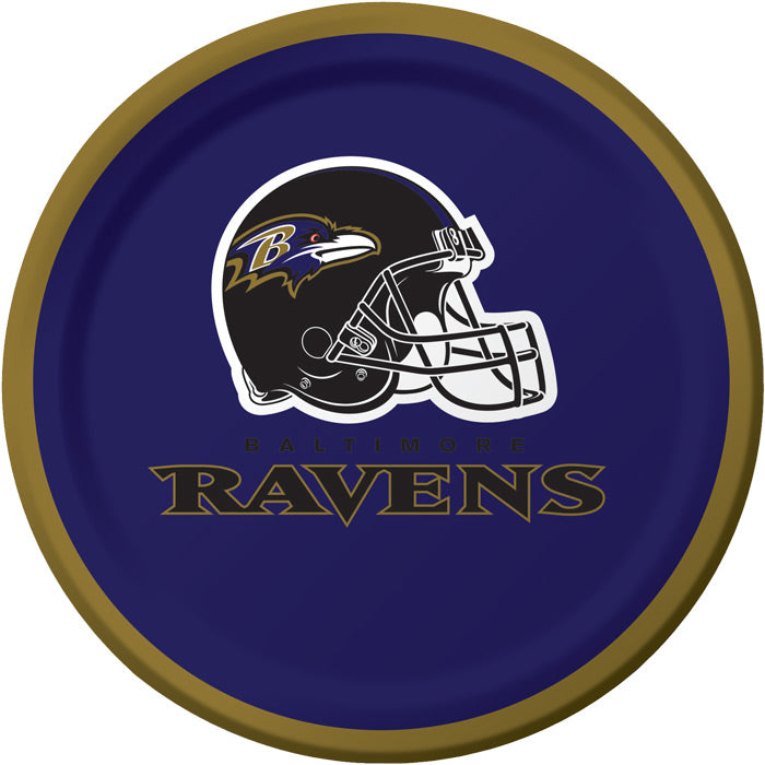 Baltimore Ravens Dessert Plates, 8 ct by Creative Converting
