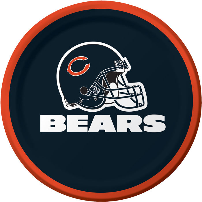 Chicago Bears Dessert Plates, 8 ct by Creative Converting