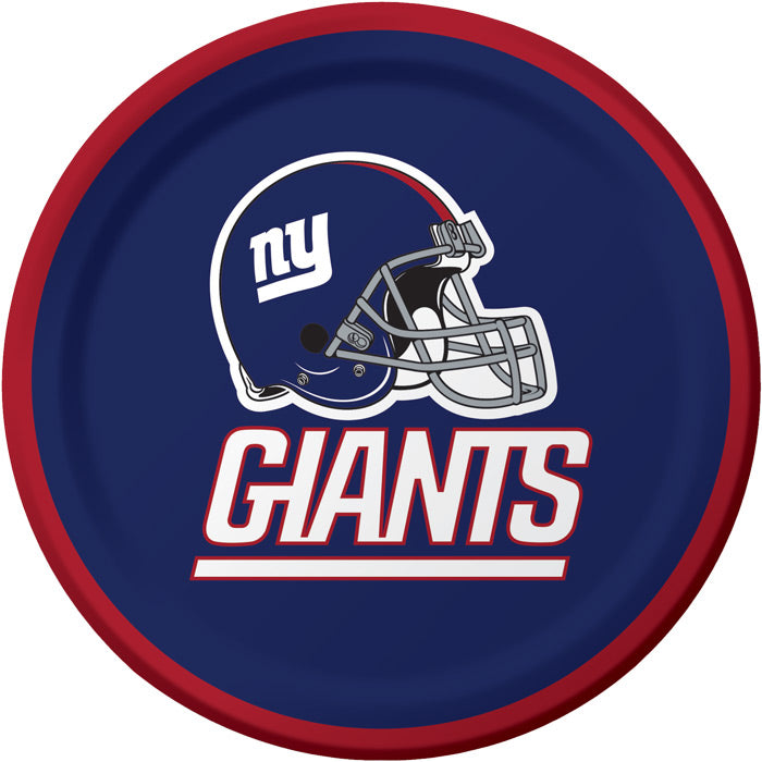 New York Giants Dessert Plates, 8 ct by Creative Converting