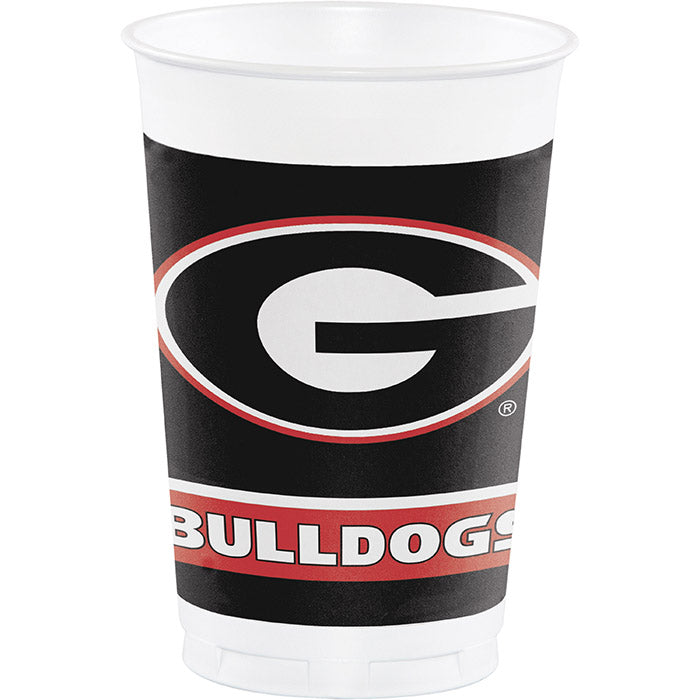 University Of Georgia 20 Oz Plastic Cups, 8 ct by Creative Converting