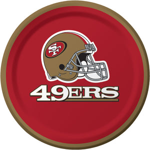 San Francisco 49Ers Dessert Plates, 8 ct by Creative Converting