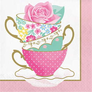 Floral Tea Party Napkins, 16 ct by Creative Converting