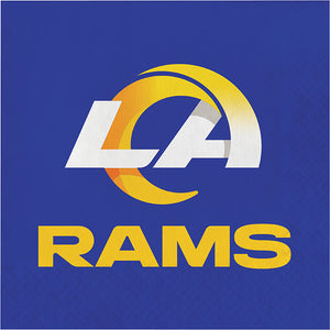 Los Angeles Rams Luncheon Napkin 16ct by Creative Converting