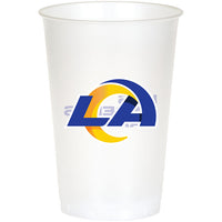 Los Angeles Rams Plastic Cup, 20oz 8ct